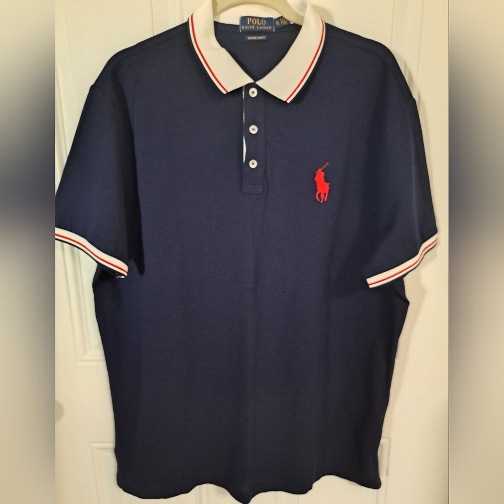 Polo Ralph Lauren in navy blue size XL.